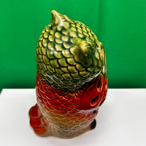 Owl Hollow Figurine Ornament Tea Candle Battery Operated 7” - Picture 6 of 10